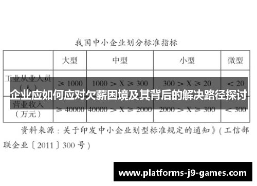 企业应如何应对欠薪困境及其背后的解决路径探讨 企业应如何应对欠薪困境及其背后的解决路径探讨