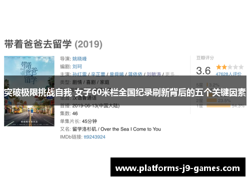 突破极限挑战自我 女子60米栏全国纪录刷新背后的五个关键因素 突破极限挑战自我 女子60米栏全国纪录刷新背后的五个关键因素